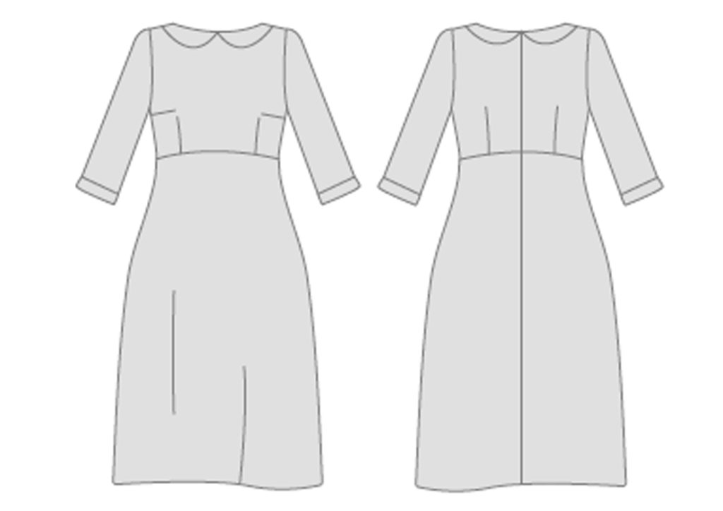 Zoe Dress with collar - By Hand London - Sewing Blog - Two Sewing Sisters