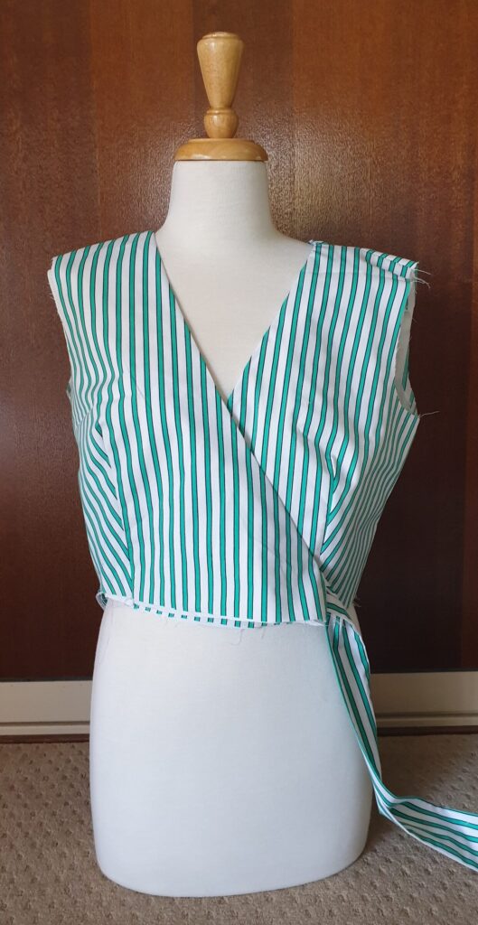 Garment Construction for Ottilia Top from Schultz Apparel by Two Sewing Sisters